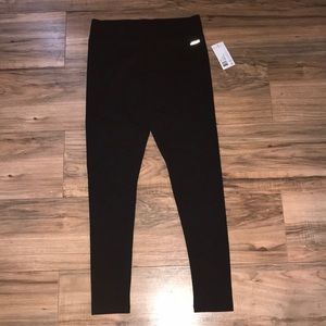Jockey black stretch jersey ankle legging NWT